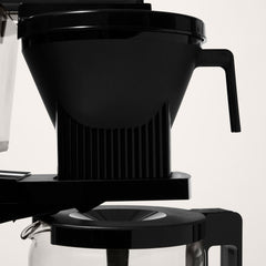 Moccamaster up close detail of brewer top