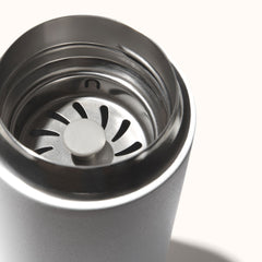 Detailed view of the carter move mug without lid