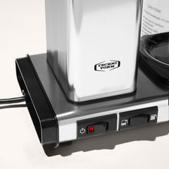 Moccamaster up close detail of power button